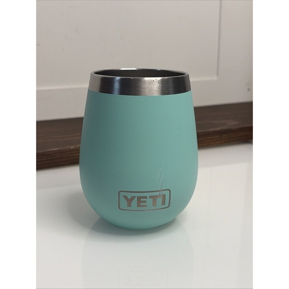 YETI Rambler 10 oz Wine Tumbler Seafoam Stainless Steel